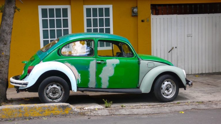 VW-Käfer sind überall in Mexiko zu entdecken