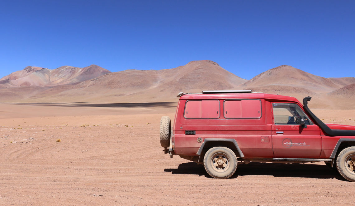 Zora auf der Lagunen Route Bolivien