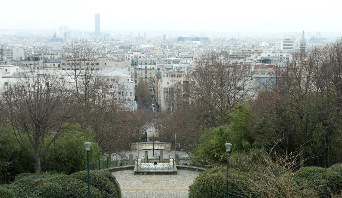 Parc de Belleville in Paris